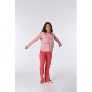 Meisjespyjama, Studio Woody 946 roze rood r