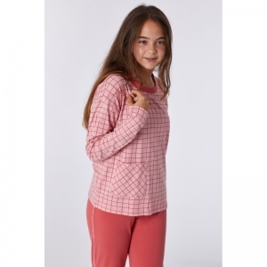 Meisjespyjama, Studio Woody 946 roze rood r