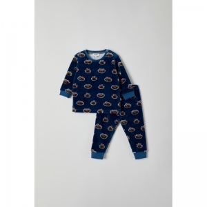 Baby jongenspyjama 928 blauw wasbe