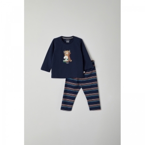 Baby-jongenspyjama 885 donkerblauw