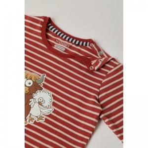 Baby jongenspyjama 915 rood-beige