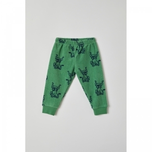 Baby pyjama, terry 919 groen hoogl