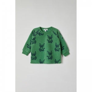 Baby pyjama, terry 919 groen hoogl