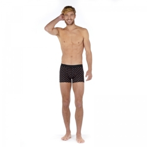 Boxer Briefs - Romeo P004 black prin