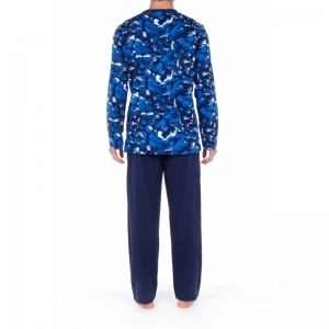 Long Sleepwear - Madrague P0RA Navy print