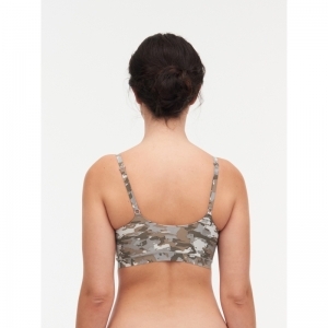 Soft Stretch Padded Bralette 0AC Camo print