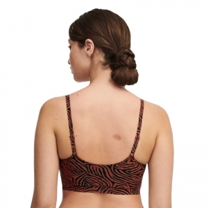 Soft Stretch Padded Bralette 08X Safari Chic