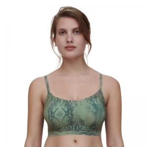 Soft Stretch Padded Bralette 0DQ Python prin