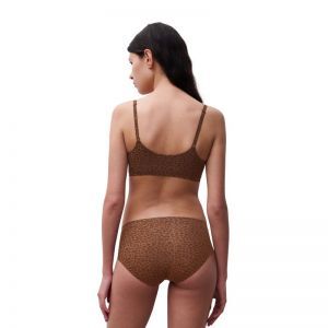 Soft Stretch Padded Bralette C60 Wild brown