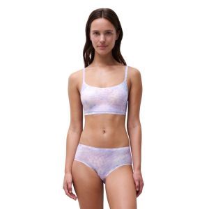 Soft Stretch Padded Bralette E42 Lilac orchi