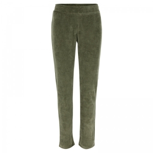 Set vestje rits + broek 128 Dusky Green