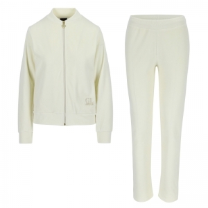 Set vestje rits + broek 130 Whisper Whi