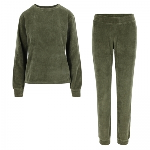 Set sweater + broek 128 Dusky Green