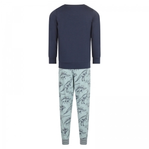 Boys lounge set ls Indigo+faded bl