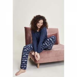 Ladies pyjama set Indigo+ao