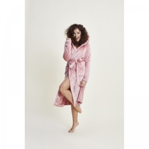 Ladies Bathrobe Pink