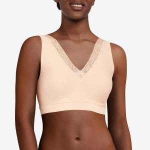 Wire Free Bra Soft Stretch 01N Golden Beig