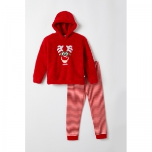 Sweater en broek, Woody kerst 407 rood