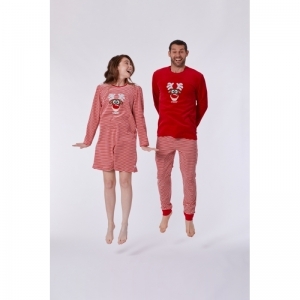 Pyjama, Woody kerst 407 rood