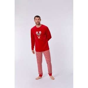 Pyjama, Woody kerst 407 rood