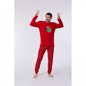 Pyjama, Woody kerst 407 rood