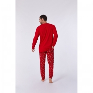 Pyjama, Woody kerst 407 rood