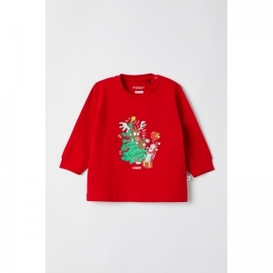 Babypyjama, Woody kerst 407 rood