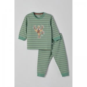 Baby pyjama, lange mouwen 978 zeegroen fi