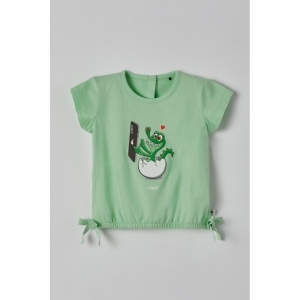 Baby meisjespyjama, korte mouw 703 pastelgroen