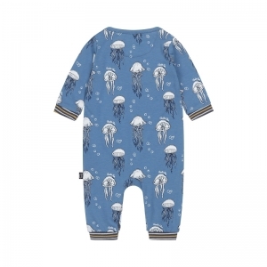 Baby jumpsuit ls Blue