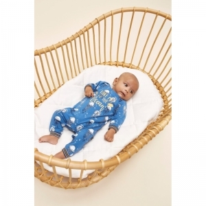 Baby jumpsuit ls Blue