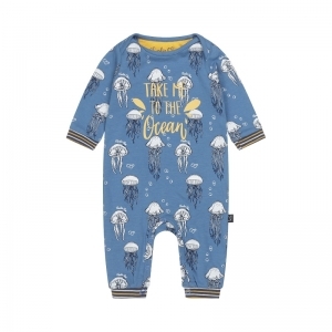 Baby jumpsuit ls Blue