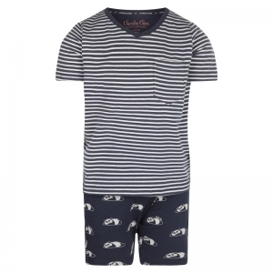 Boys set shorts ss Indigo