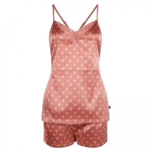 Women Shortama sleeveless Blushed terra