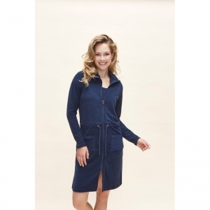 Women bathrobe Indigo