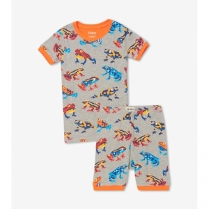 Pyjama Leaping Frogs Athletic Gray