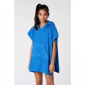 Badcape 837 midden blau