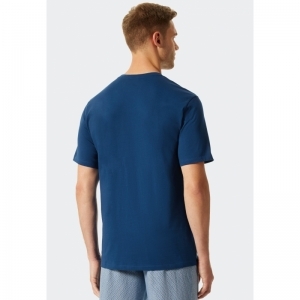 T-shirt heren 800 blauw