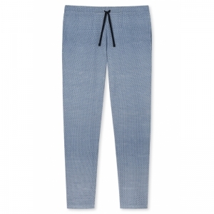 Pyjamabroek - lang 800 blauw