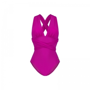 Multiway swimsuit bright berry