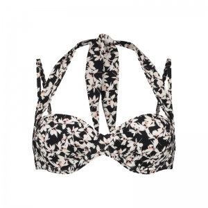 Multiway bikini top chic florals