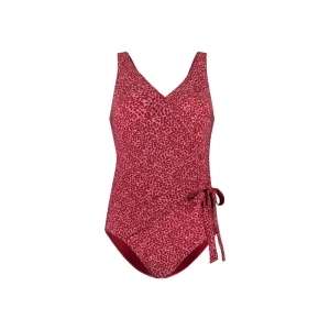 V-neck swimsuit wild drops