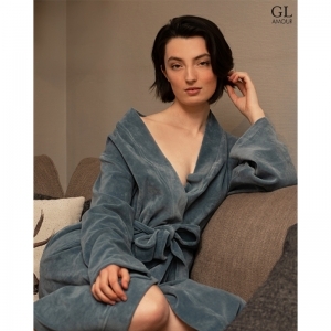 Bathrobe velvet 140 Citadel (Pe