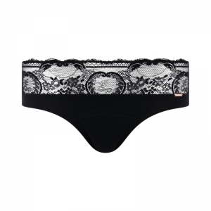 Period Panties - Shorty Lace 011 Black