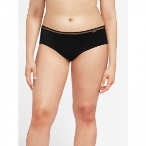 Period Panties -Shorty Graphic 011 Black