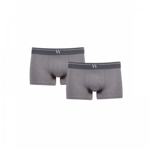 Boxershort - duopack 121 grijs melan