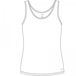 Dames singlet - single pack 100 wit