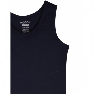 Woody jongens singlet 188 marine blau