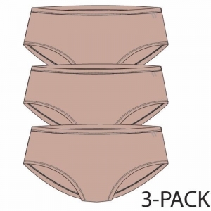 Hipster - 3-pack 200 beige nude