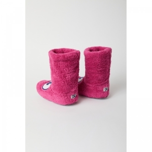 Pantoffels, met oogjes 467 fuchsia